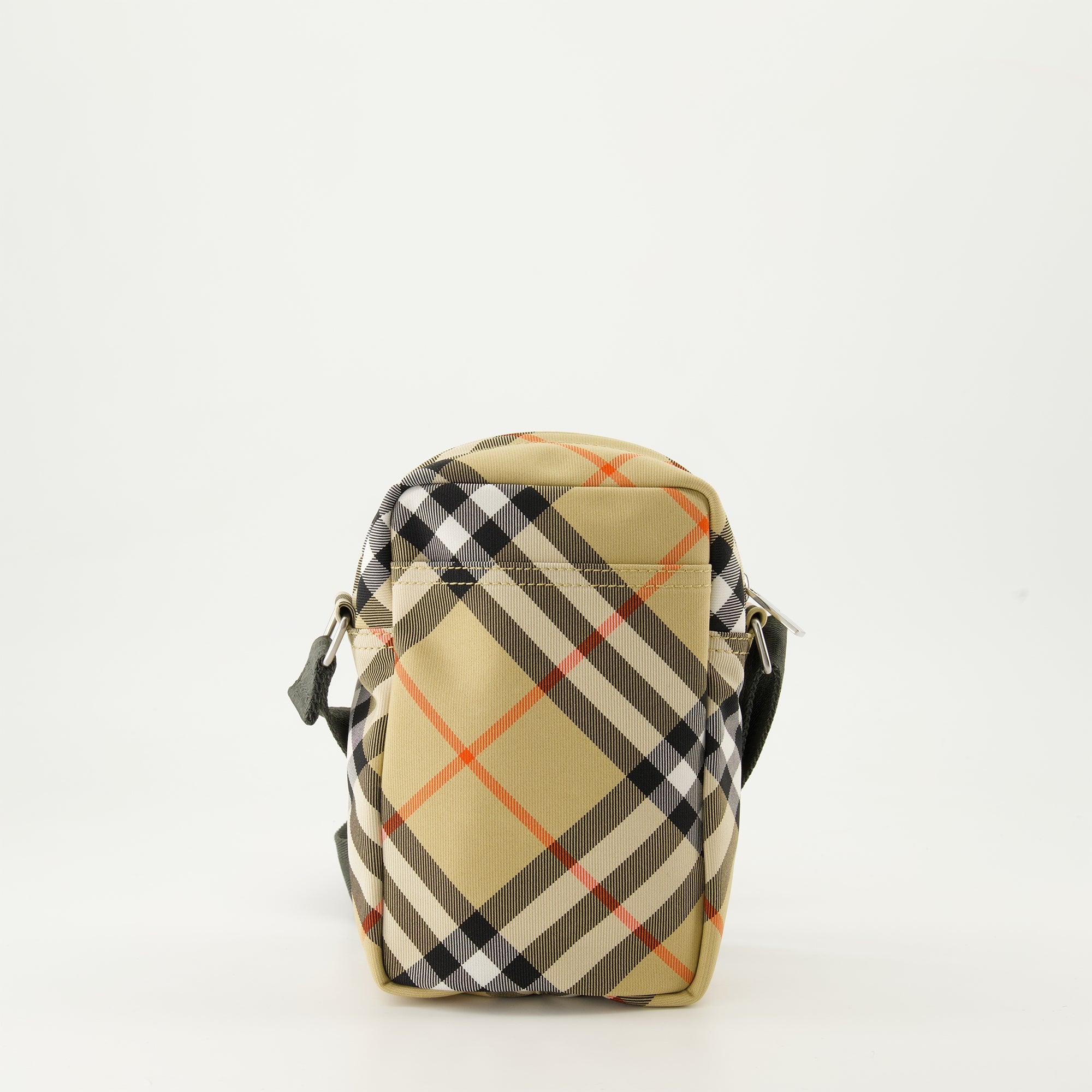 Sacs bandoulière Pochette à carreaux Burberry Beige Homme