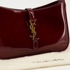 Image of the article Le 5 à 7 burgundy patent leather bag by Saint Laurent for Women - Autumn-Winter 2025 - Detailed View_2