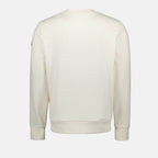 Sweatshirts Sweat à logo brodé Moncler Blanc Homme