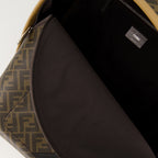 Backpacks Chiodo Diagonal Backpack Fendi Brown Homme