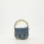 Borse a tracolla Borsa in Denim 1DR XS con Strass Diesel Blu Femme