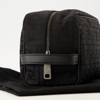 Pochettes Trousse de toilette medium FF en nylon noir Fendi Noir Homme