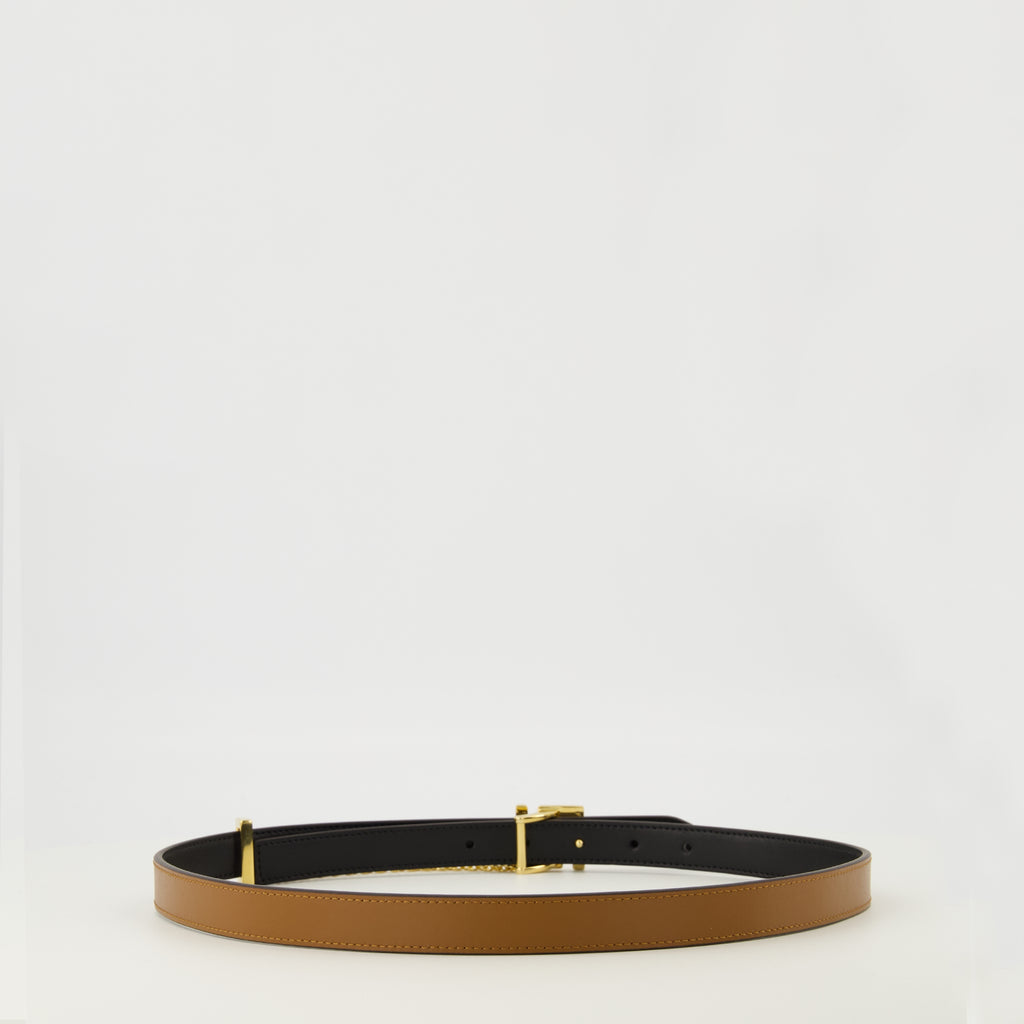 여성을 위한 펜디 FF 리버시블 블랙 브라운 벨트의 이미지 - 2026 봄 여름 시즌 - 상세 보기_3