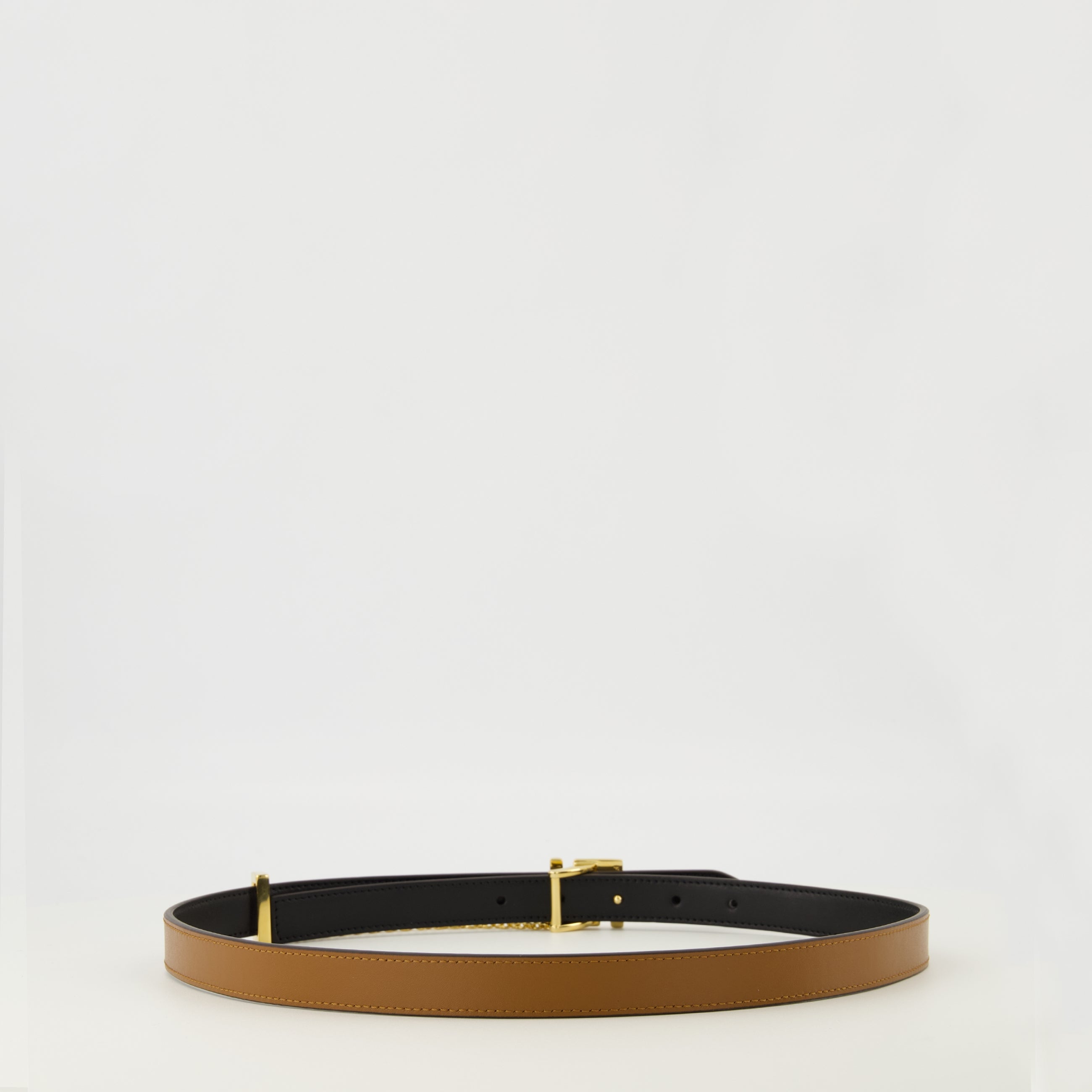 여성을 위한 펜디 FF 리버시블 블랙 브라운 벨트의 이미지 - 2026 봄 여름 시즌 - 상세 보기_3