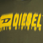 T-shirts T-shirt logo Diesel Khaki Homme