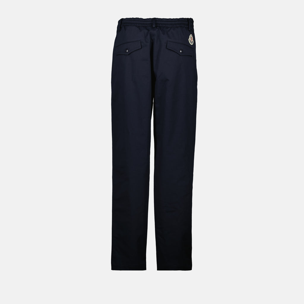 Calças Calças de Algodão Moncler Azul escuro Homme
