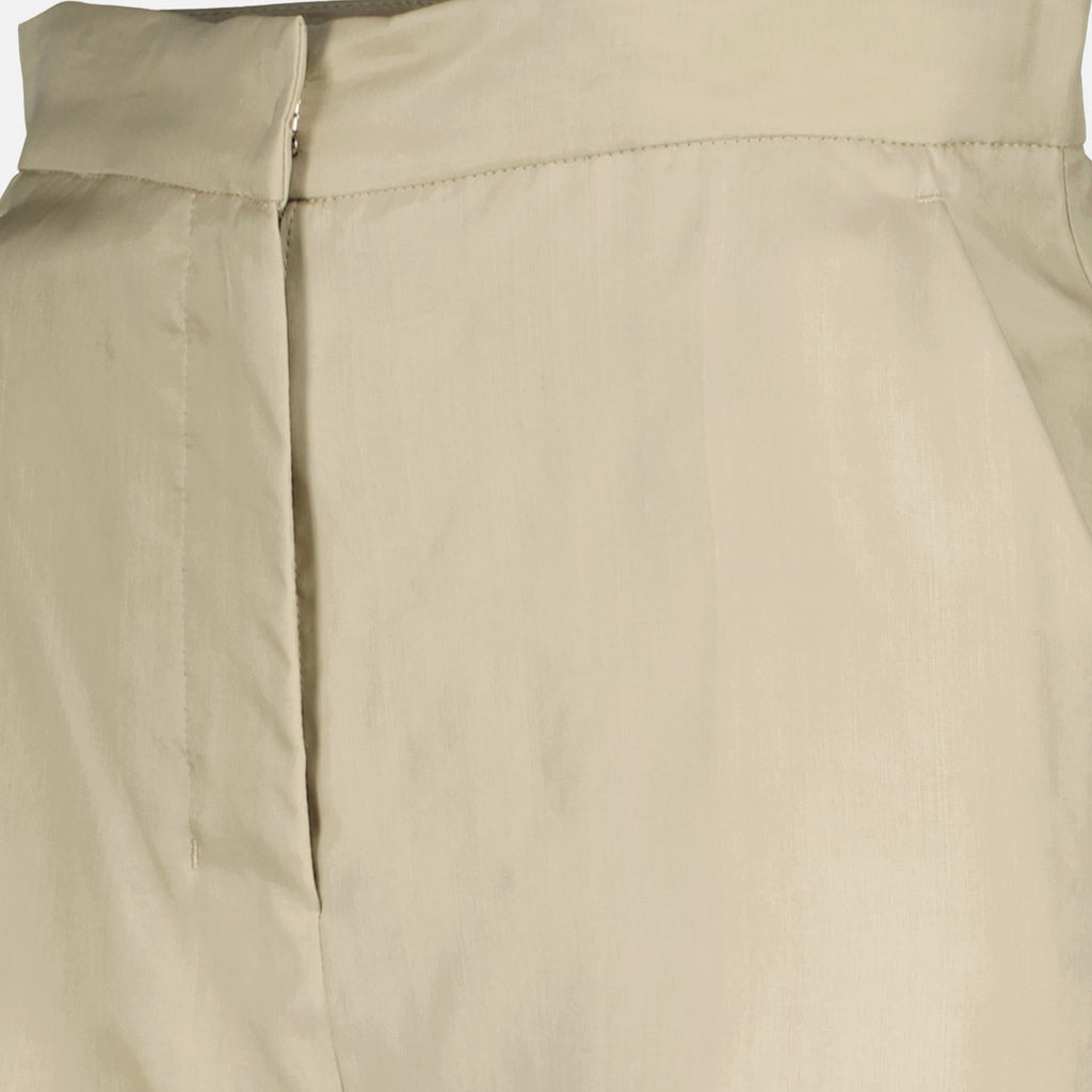 Imagen del artículo Pantalón beige de organza de seda de la marca Max Mara para Mujer - Temporada Primavera-Verano 2026 - Vista Detallada_1