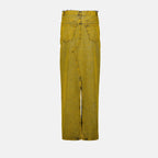 Jupes Jupe en jean Mm6 Jaune Femme