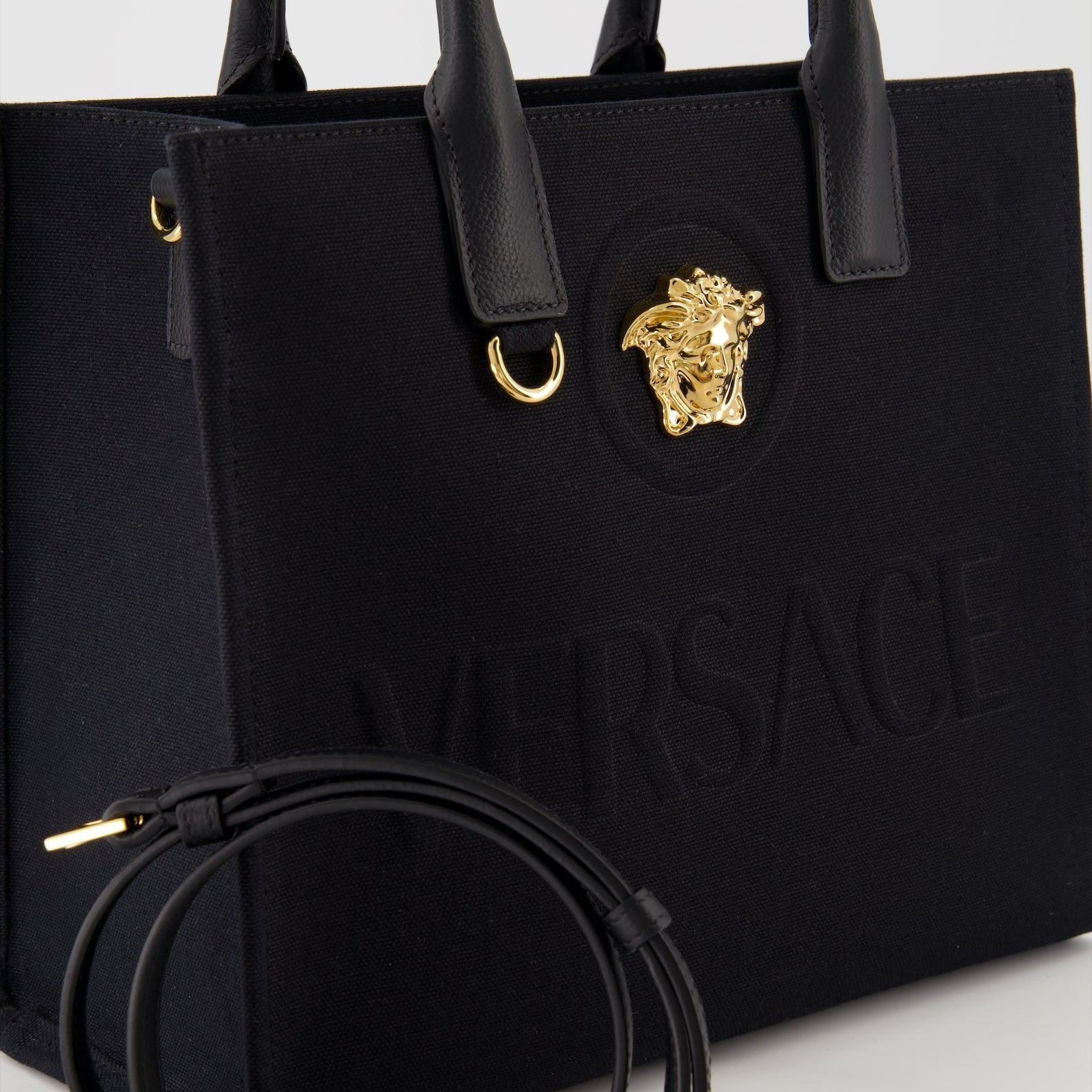 Bolsas tote Petit sac cabas La Medusa Versace Preto Femme