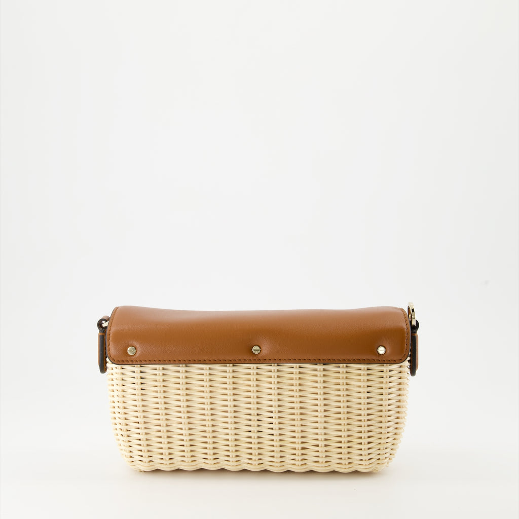 Sacs à main et épaule Sac Locò en paille tressée Valentino Garavani Beige Femme