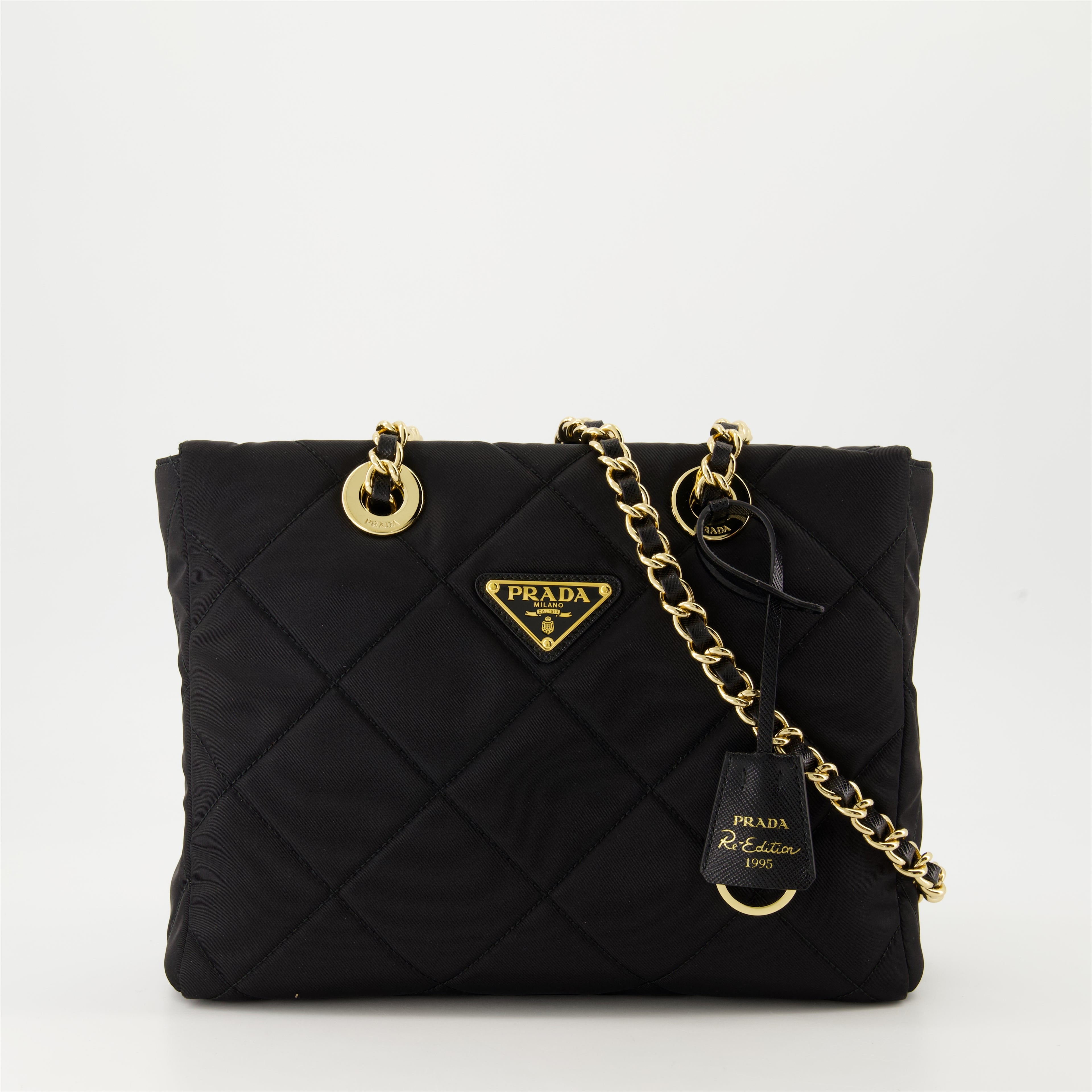 Borse a mano e a spalla Sac cabas en Re-Nylon Prada Nero Femme