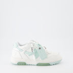 Sneaker OWIA259C99LEA003 0151 white mint Off-White Blau Femme