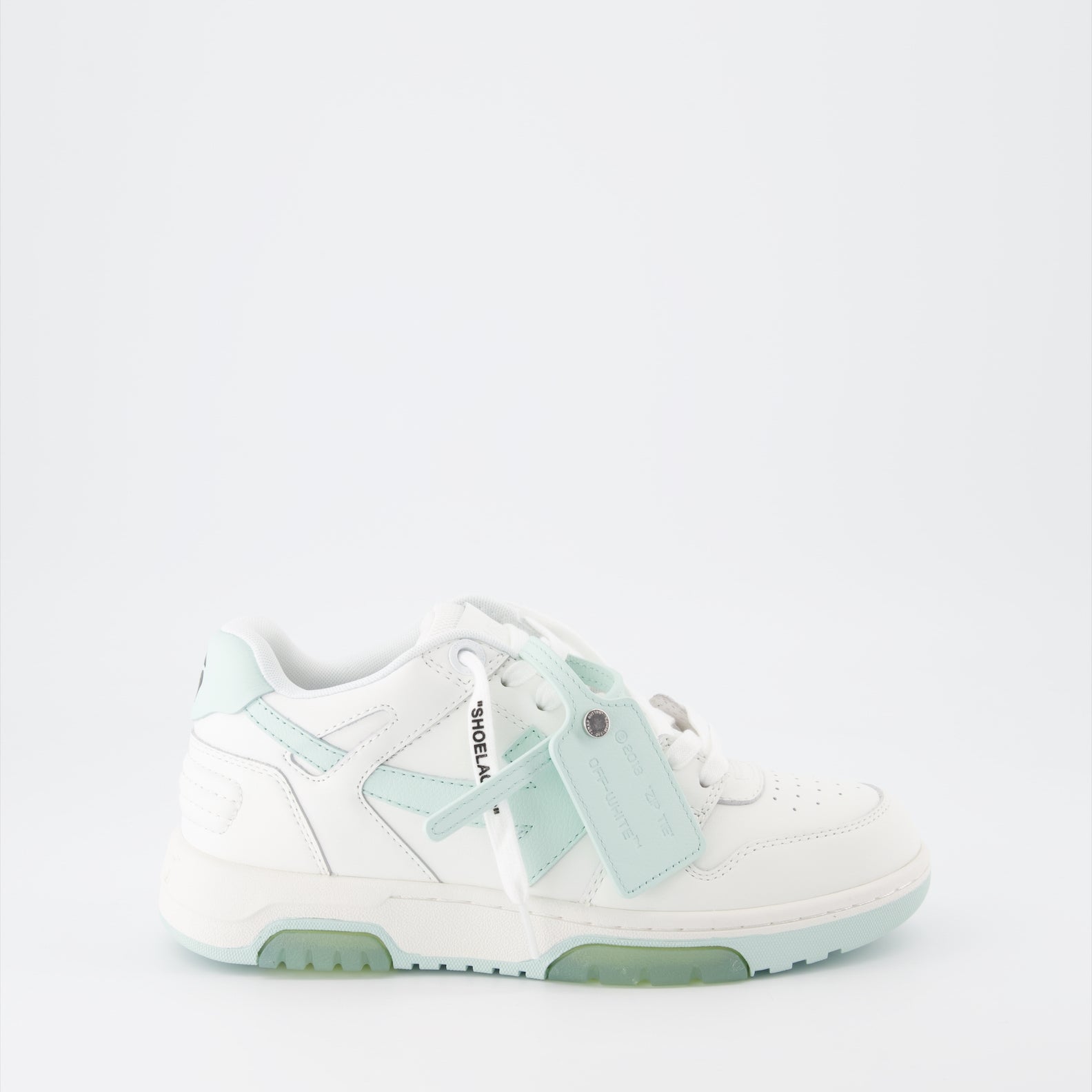 Sneaker OWIA259C99LEA003 0151 white mint Off-White Blau Femme