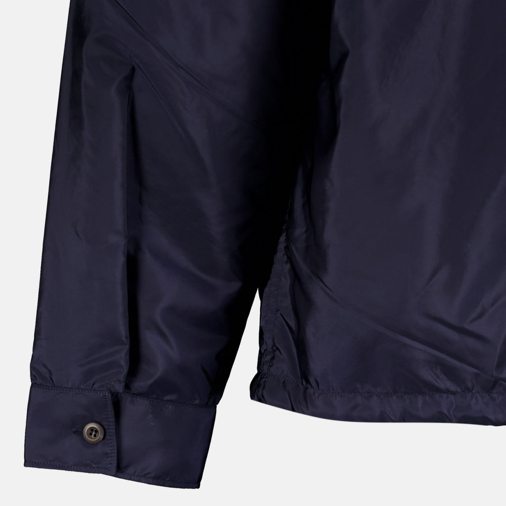 Chemises Navy Blue Shirt in Re-Nylon Prada Bleu foncé Homme