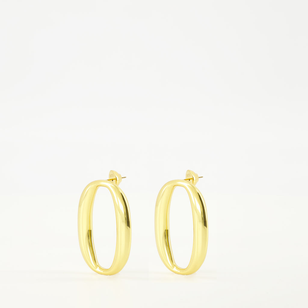 Immagine degli orecchini ovali del marchio Patou per Donna - Stagione Autunno-Inverno 2025 - Vista Dettagliata_2