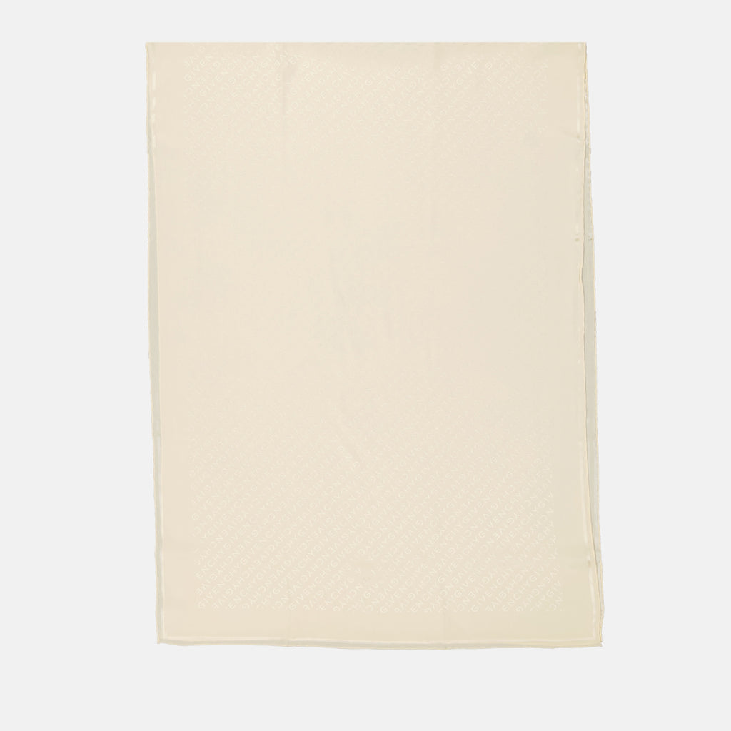 Scarves and gloves Monogram Scarf Givenchy White Femme
