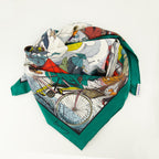 Imagen del foulard Raining Cats & Dogs de la marca Burberry para Unisex - Temporada Primavera-Verano 2026 - Vista Detallada 2