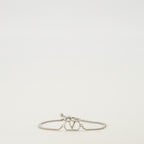 Image de l'article Bracelet VLogo argenté de la marque Valentino Garavani pour Homme - Saison Printemps-Été 2026 - Vue de Face