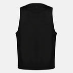 Imagen del artículo Camiseta sin mangas negra de algodón de la marca Ami PARIS para Hombre - Temporada Primavera-Verano 2026 - Vista trasera