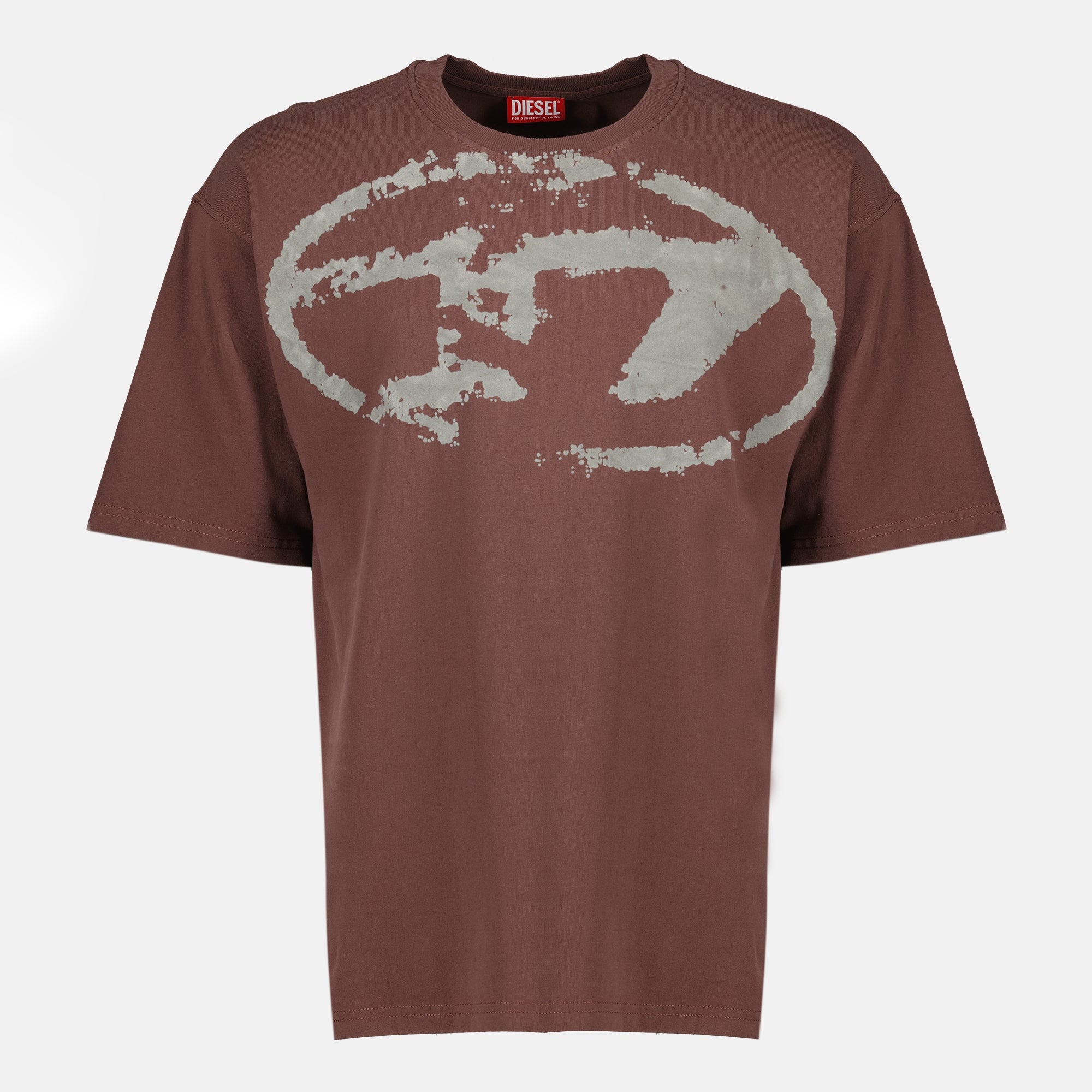 T-shirts T-Boxt-N14 Braunes T-Shirt Diesel Marron Homme