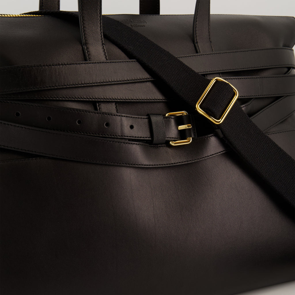 モスキーノの女性用レザートートバッグの画像 - 2025年秋冬シーズン - 詳細ビュー_2