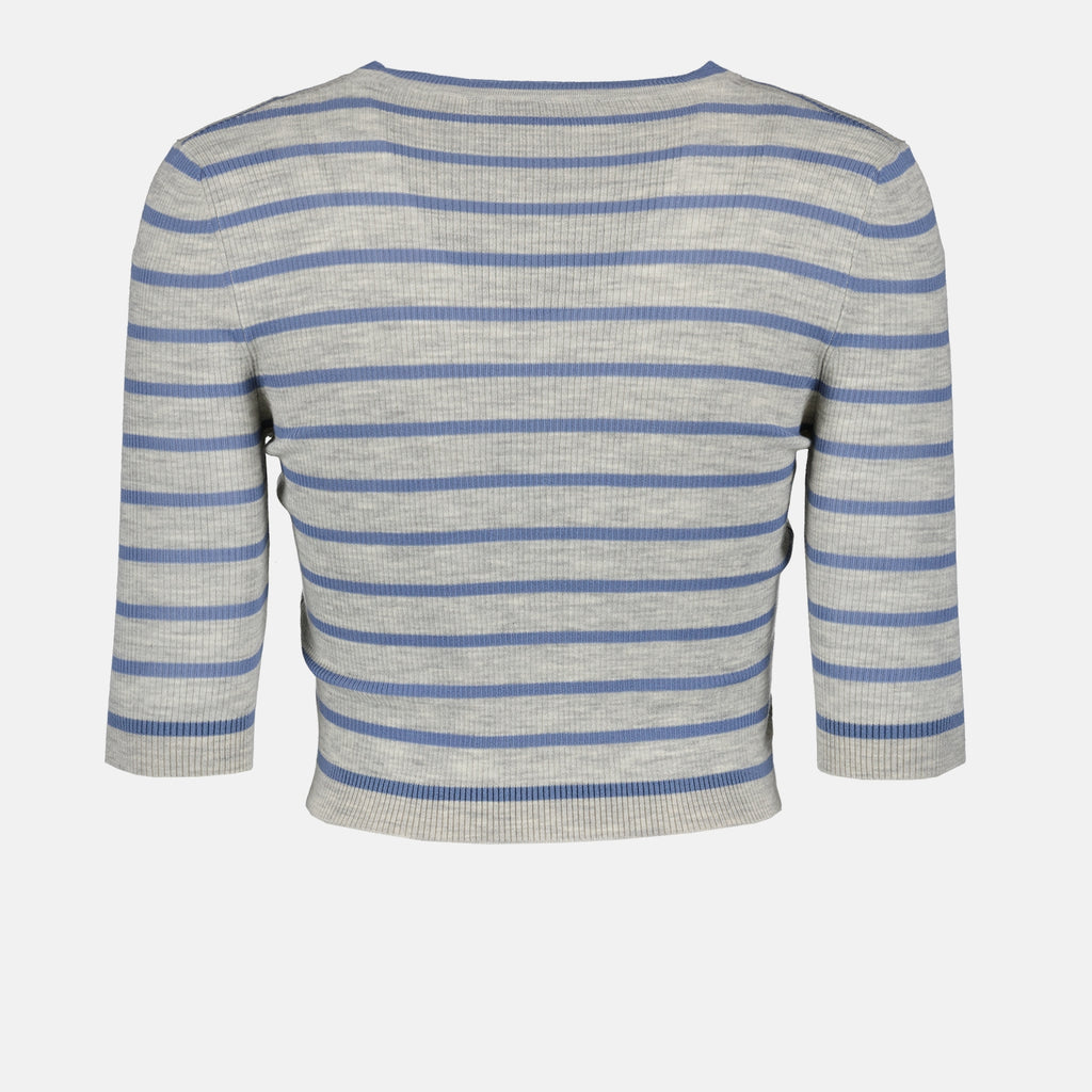 Maille P24V1G S 231 11J5 f0vwz marmo+pervinca Prada Gris Femme