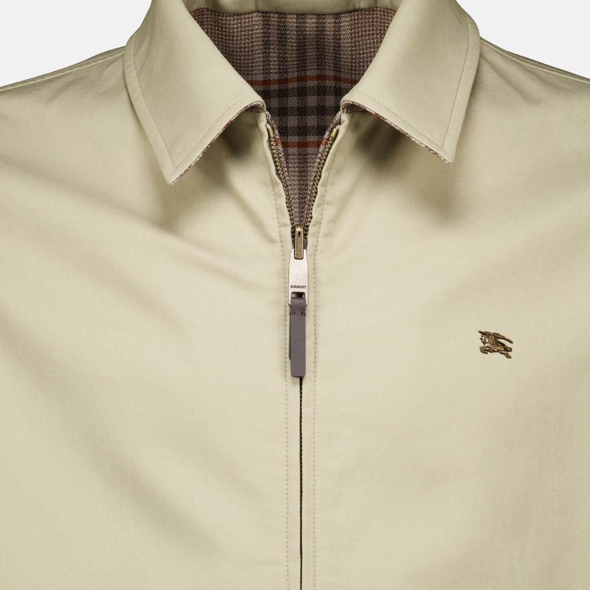 Vestes Veste Harrington réversible Burberry Beige Homme