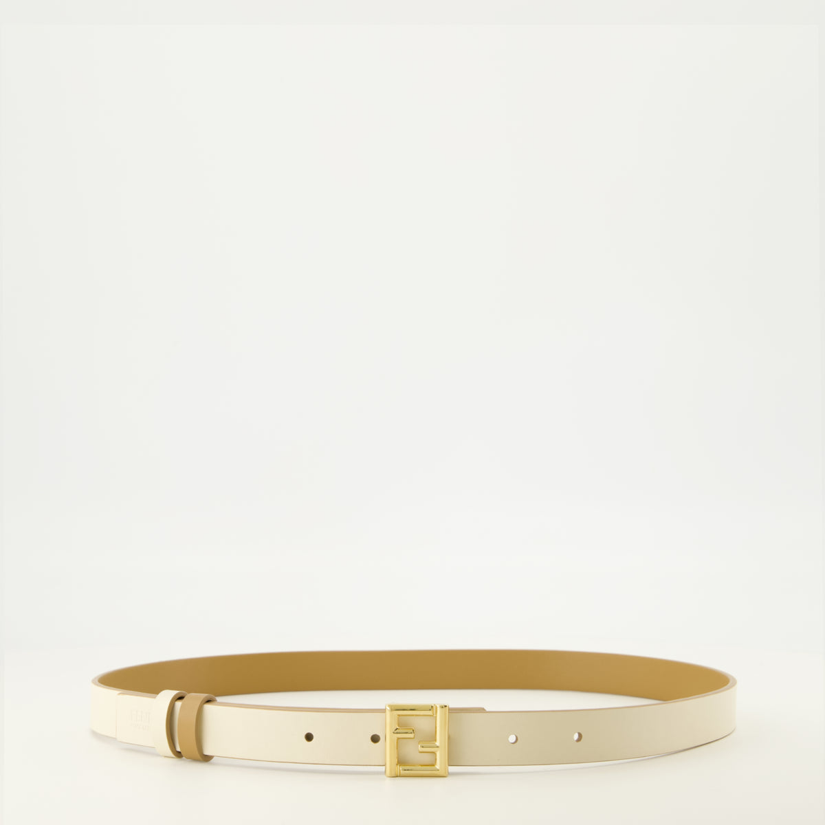 Ceintures Reversible FF Belt Fendi Marron Femme
