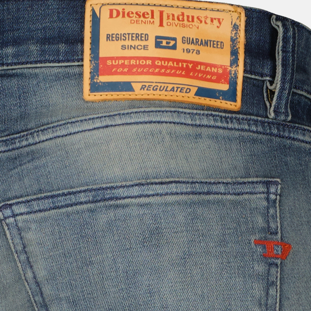Pantalons D-Struckt 2019 L2 ブルーデニムジーンズ Diesel Bleu Homme