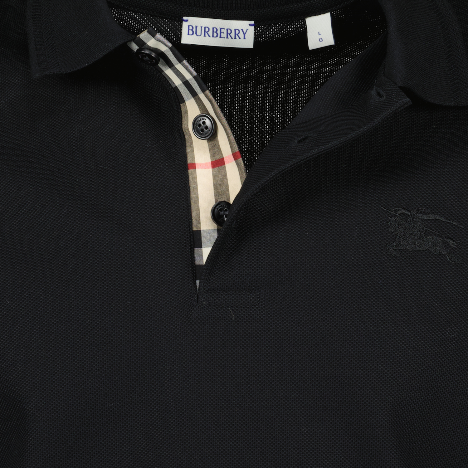 Polo shirts Cotton Polo Burberry Black Homme