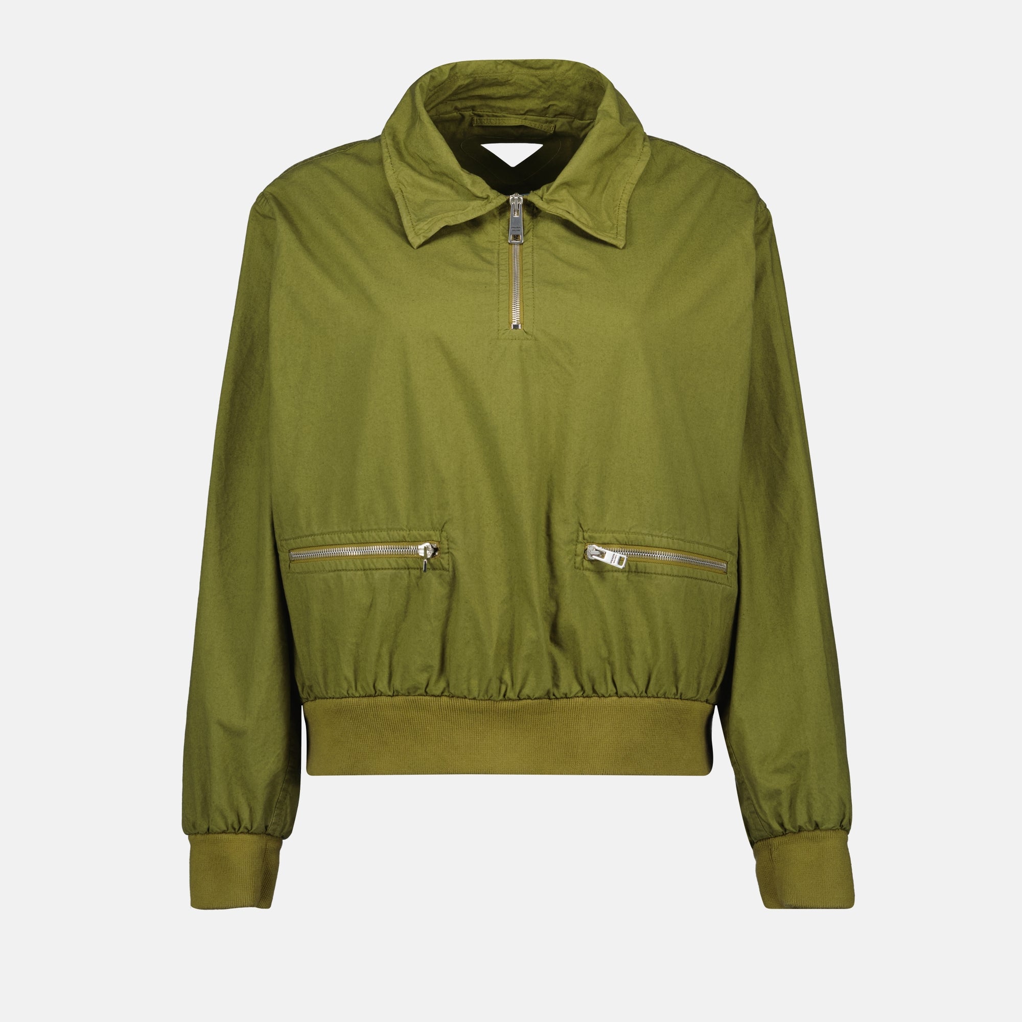 Felpe Giacca in Popeline Prada Cachi Femme