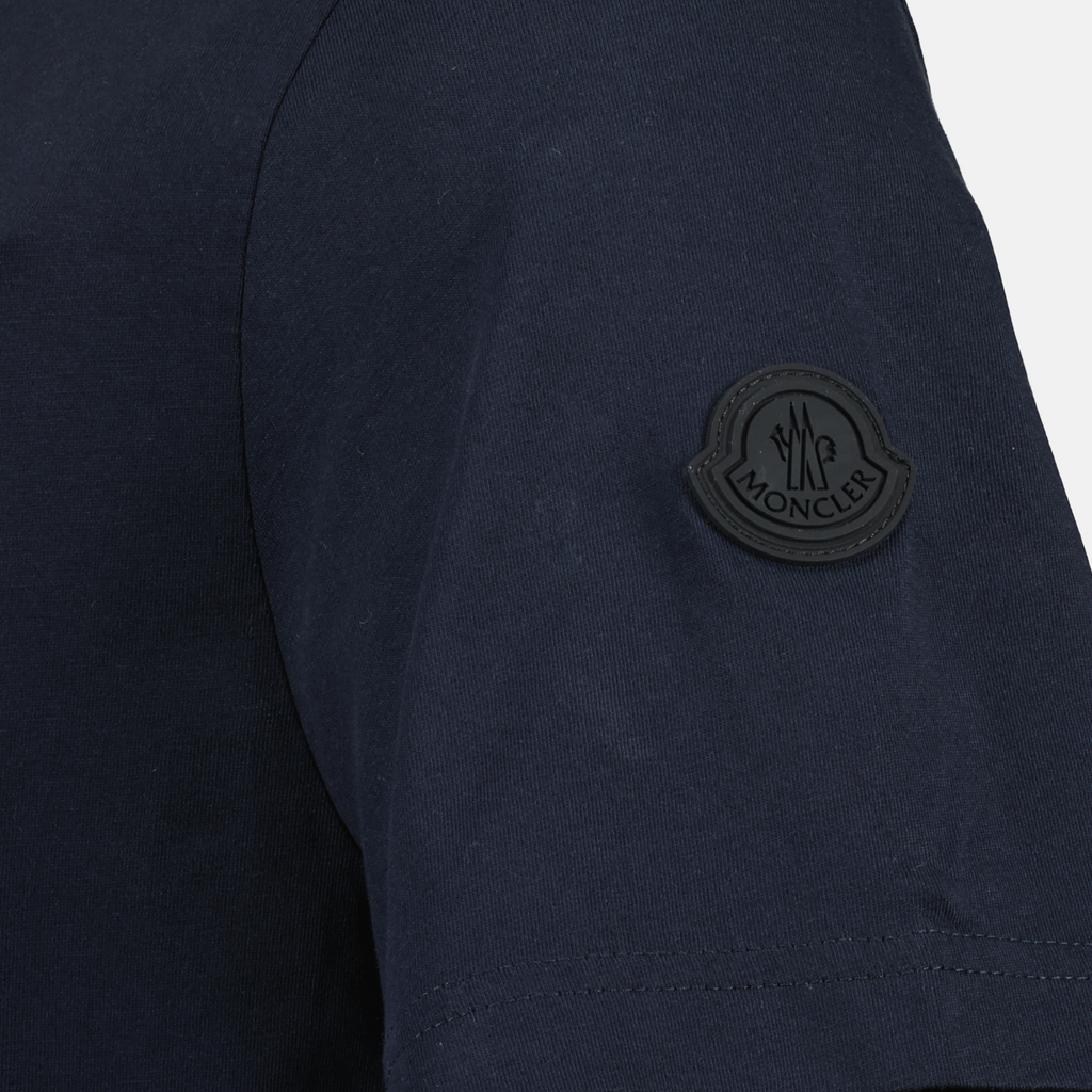 T-shirts Faded Logo T-Shirt Moncler Dark blue Homme