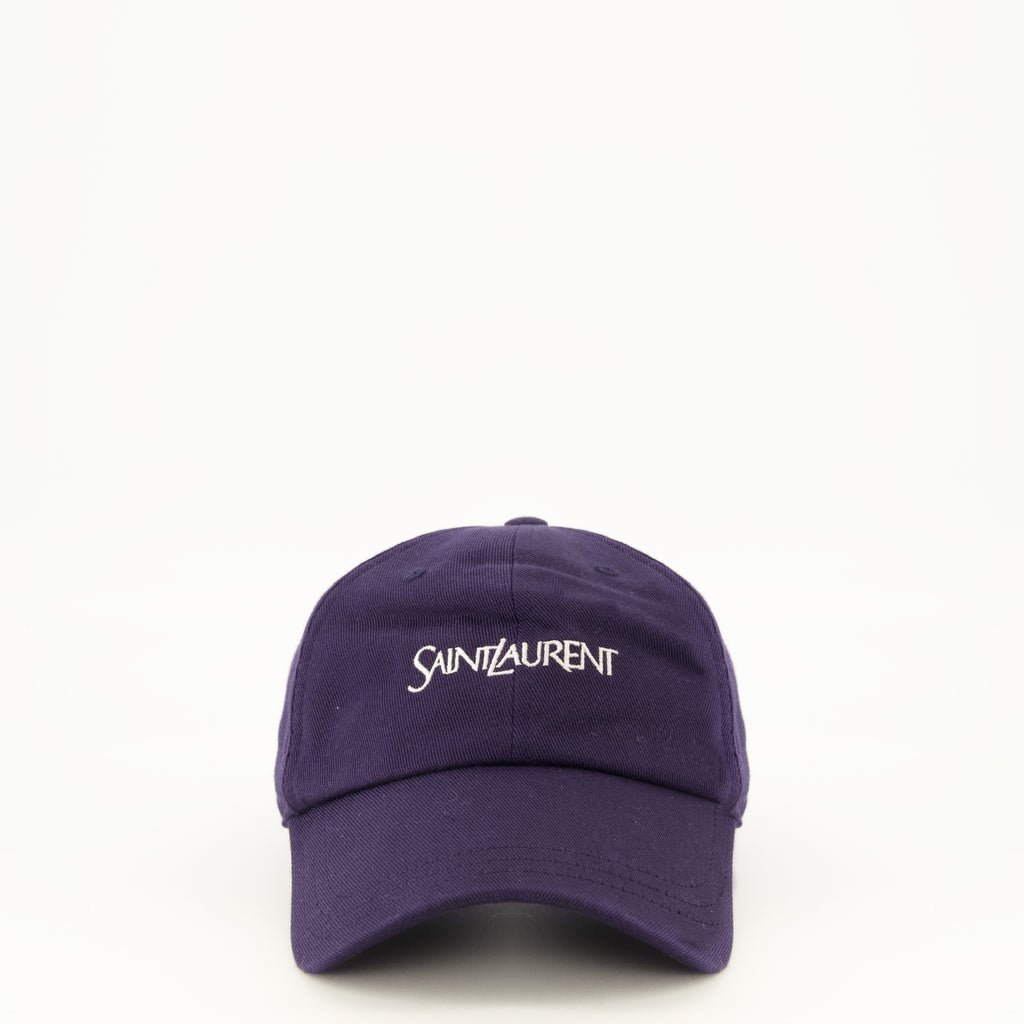 Chapeaux, casquettes et bonnets Casquette brodée bleu marine Saint Laurent Bleu foncé Homme