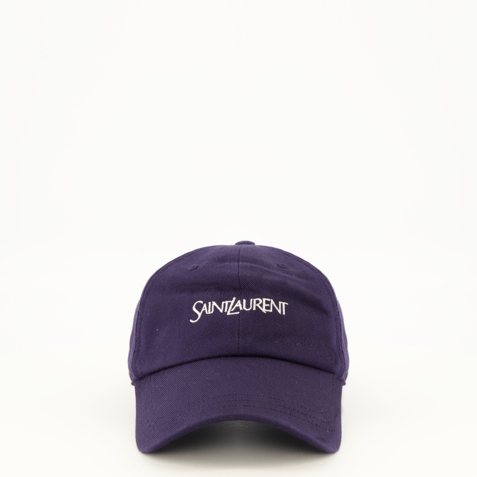 Chapeaux, casquettes et bonnets 자수 장식 네이비 블루 캡 Saint Laurent Bleu foncé Homme