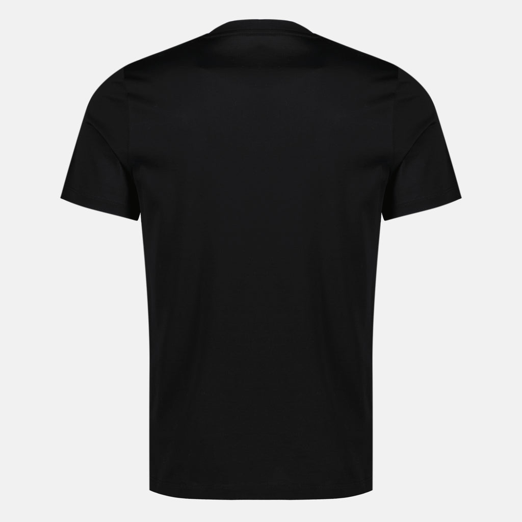 T-shirts T-shirt à logo noir Moncler Noir Homme