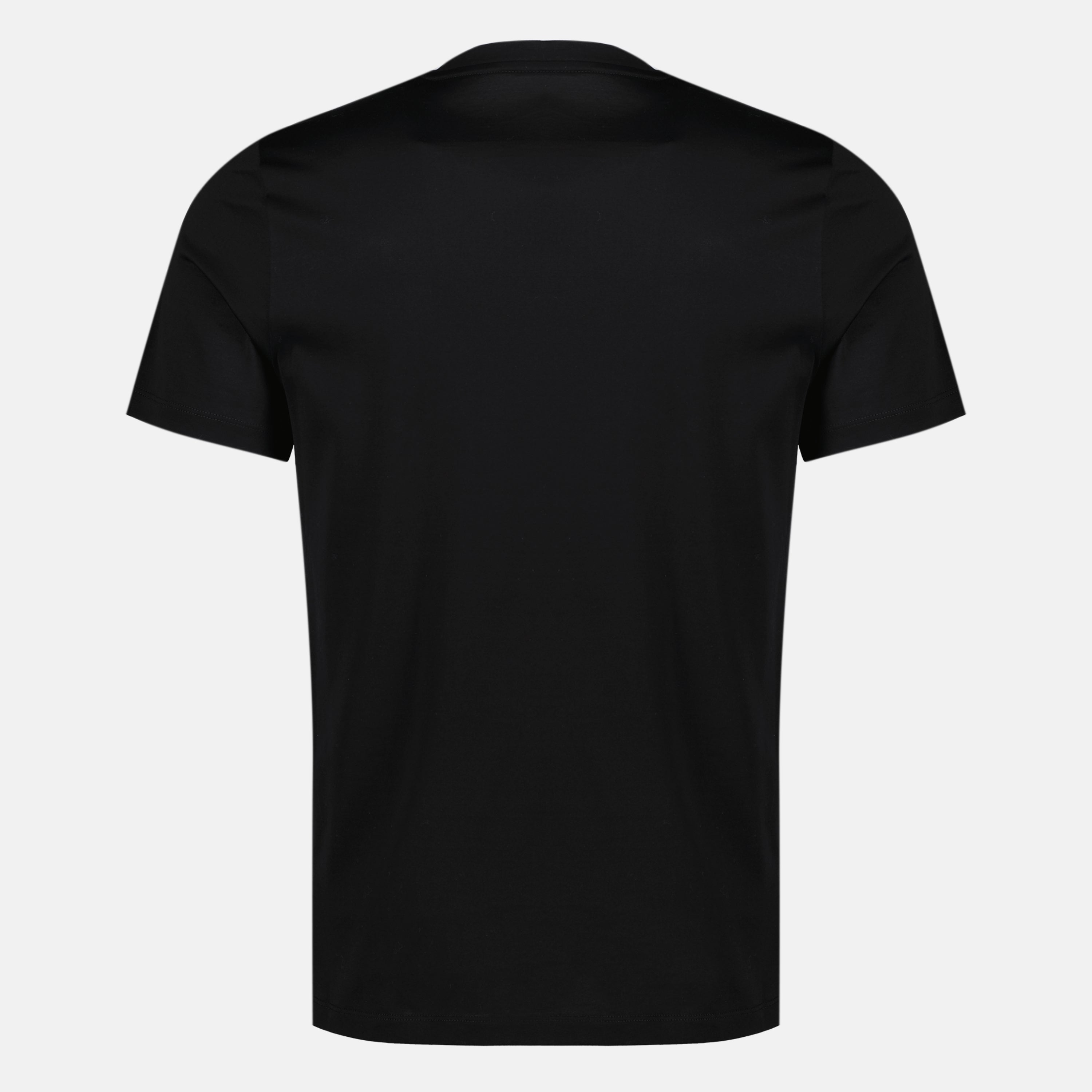 T-shirts Schwarzes Logo T-Shirt Moncler Noir Homme