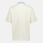 Imagen de la camisa blanca con monograma Drole De Monsieur para hombres - Temporada Primavera-Verano 2026 - Vista trasera