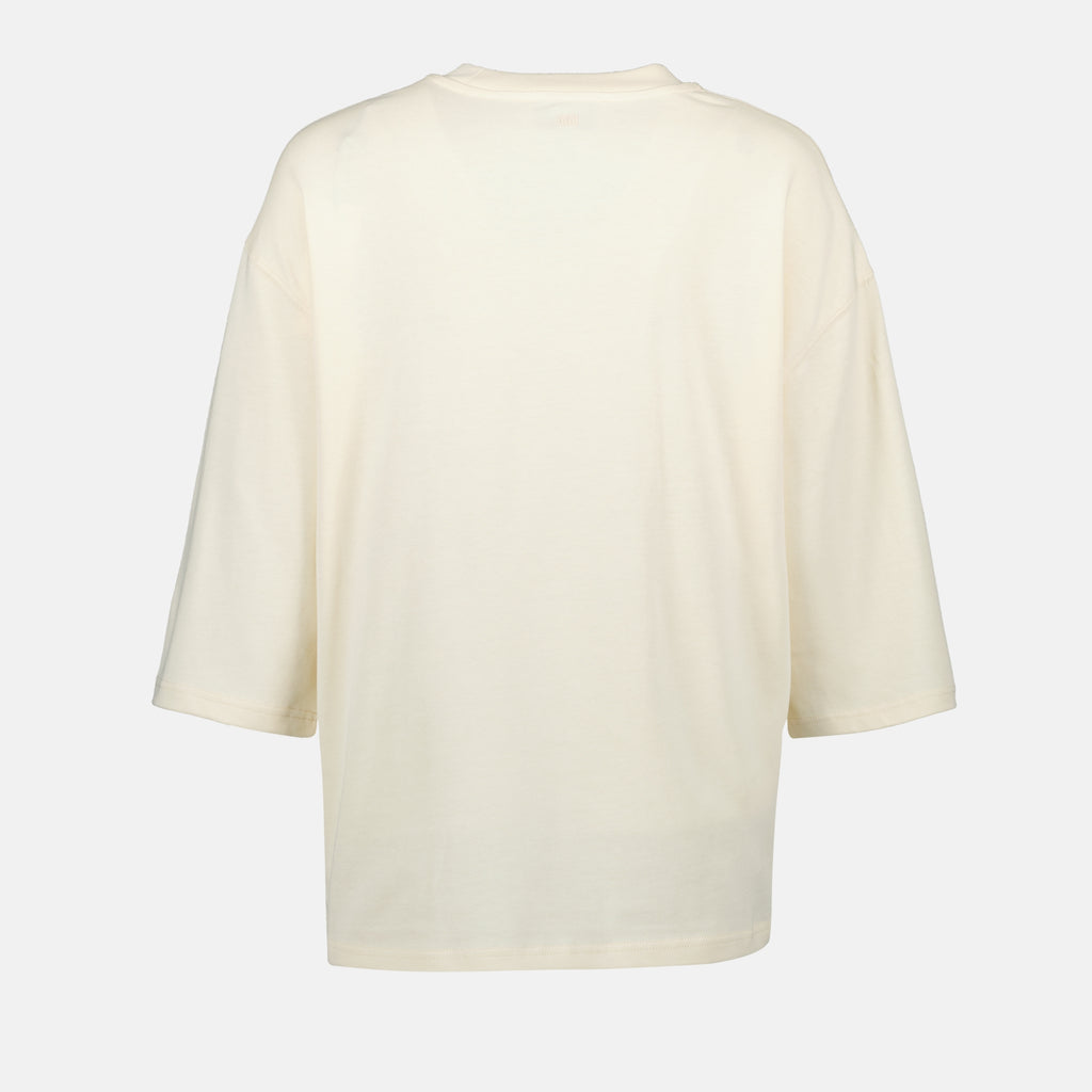 T-shirts T-shirt patch Ami Paris Ami PARIS Beige Femme