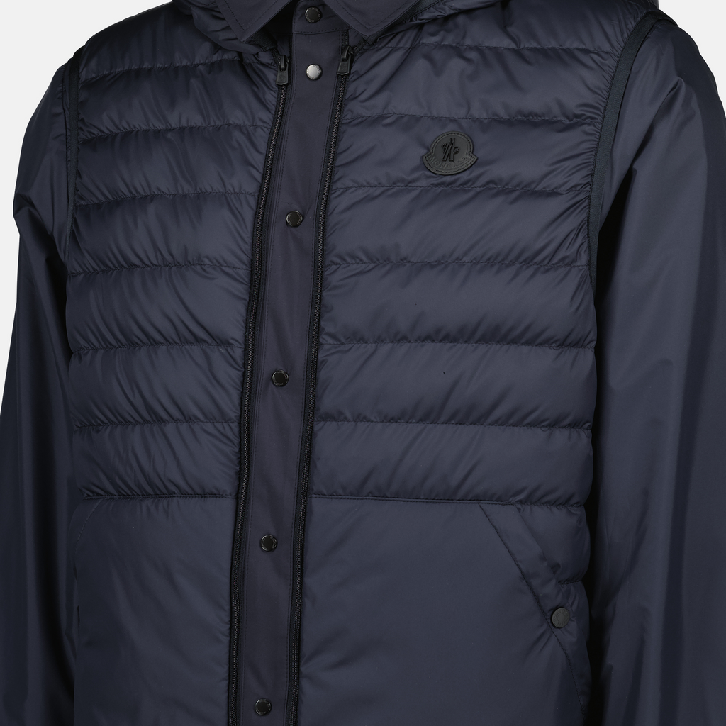 Jaquetas Corta-vento Multi-camadas Charve Moncler Azul escuro Homme