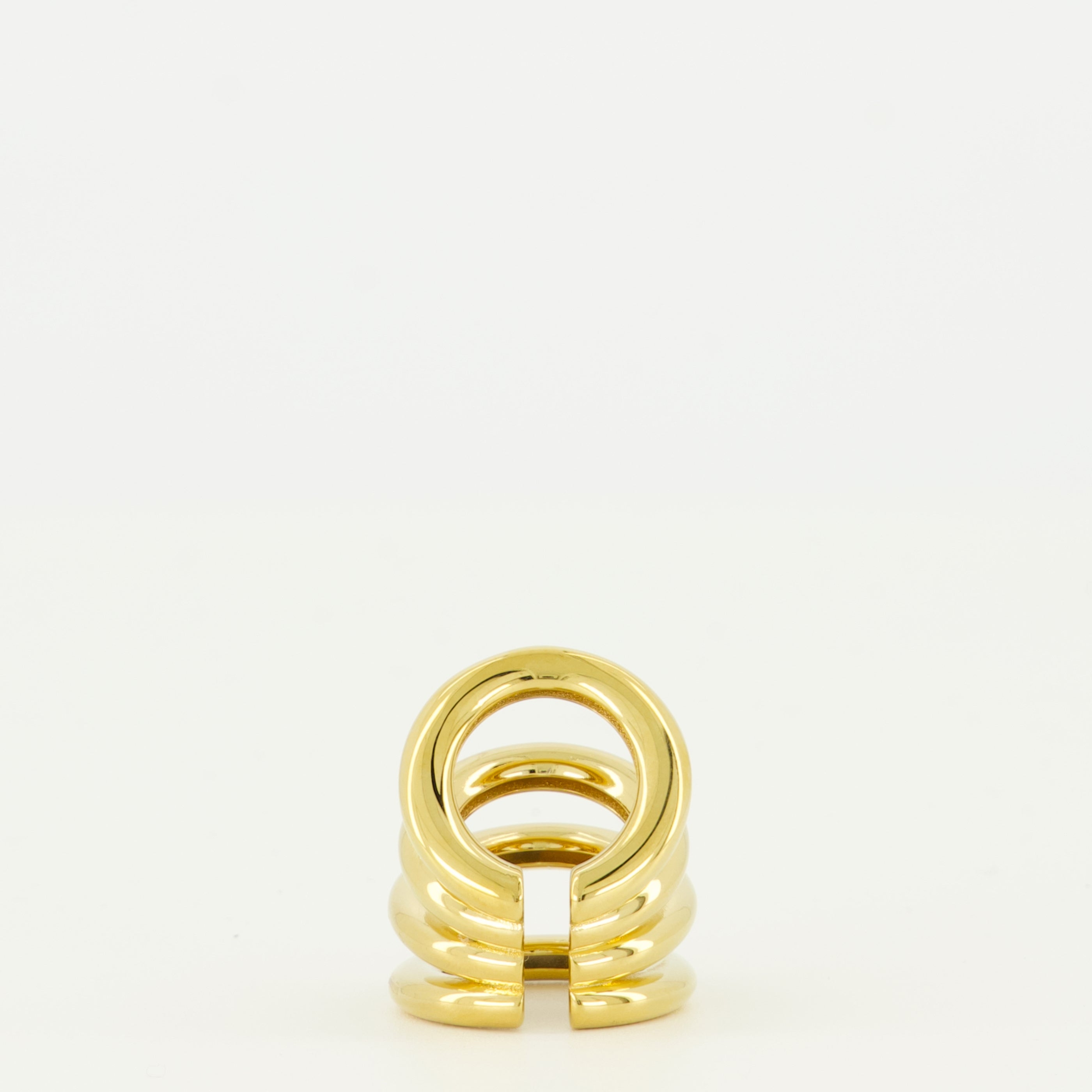 Immagine del Orecchino Punk Dorato del marchio Rabanne per Donna - Stagione Primavera-Estate 2026 - Vista Posteriore