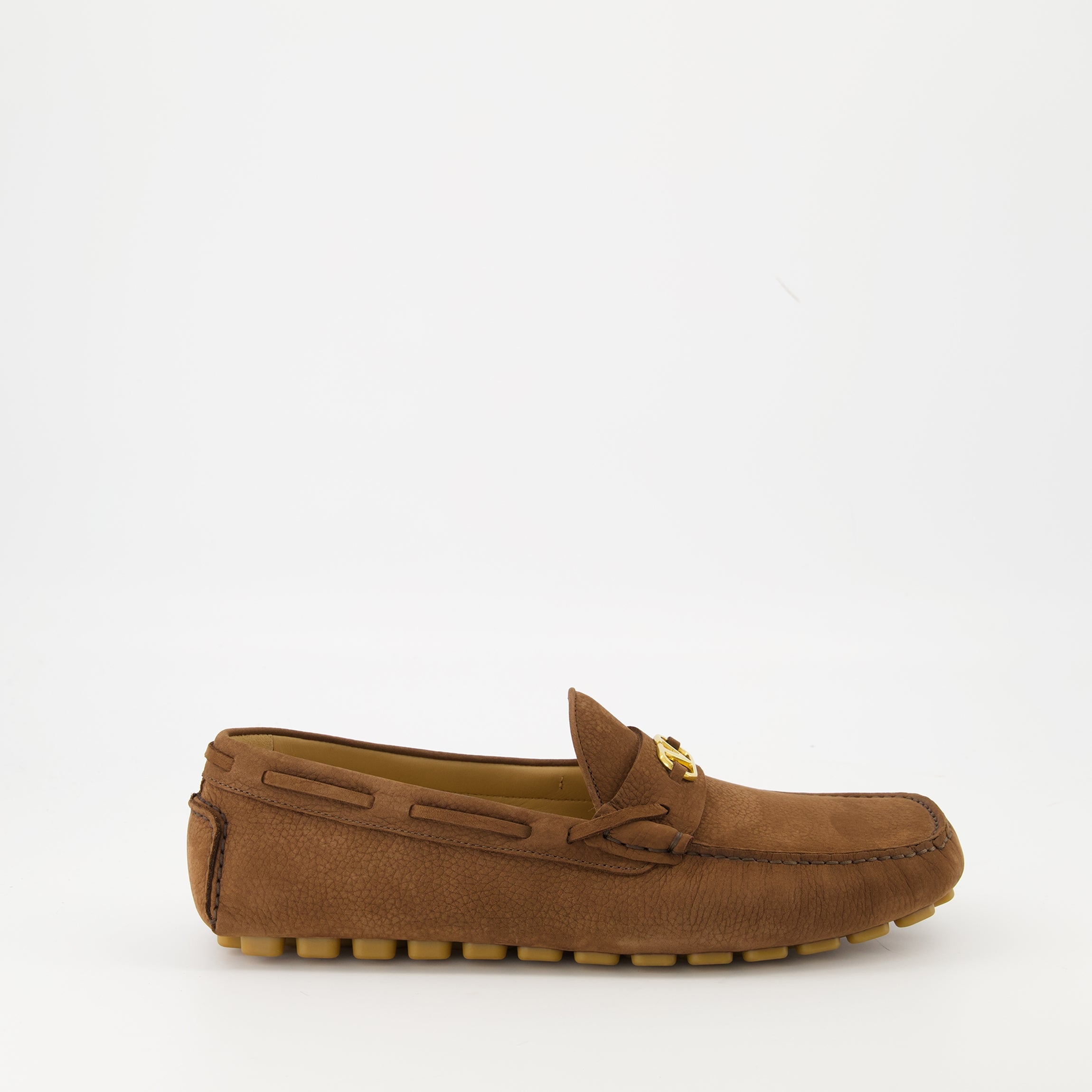 Mocassins Driver Fastaway Moccasins Valentino Garavani Marron Homme