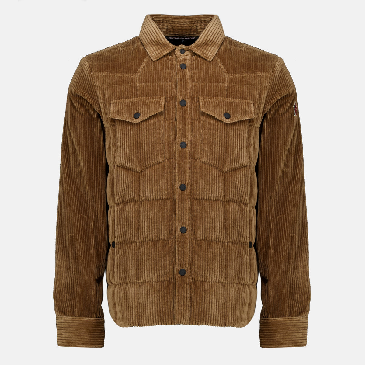 Vestes Camicia Overshirt in Corduroy Marrone Moncler Grenoble Marron Homme