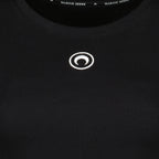 Imagen de la camiseta negra Moon para mujer de la marca Marine Serre - Otoño-Invierno 2025 - Vista Detallada 1