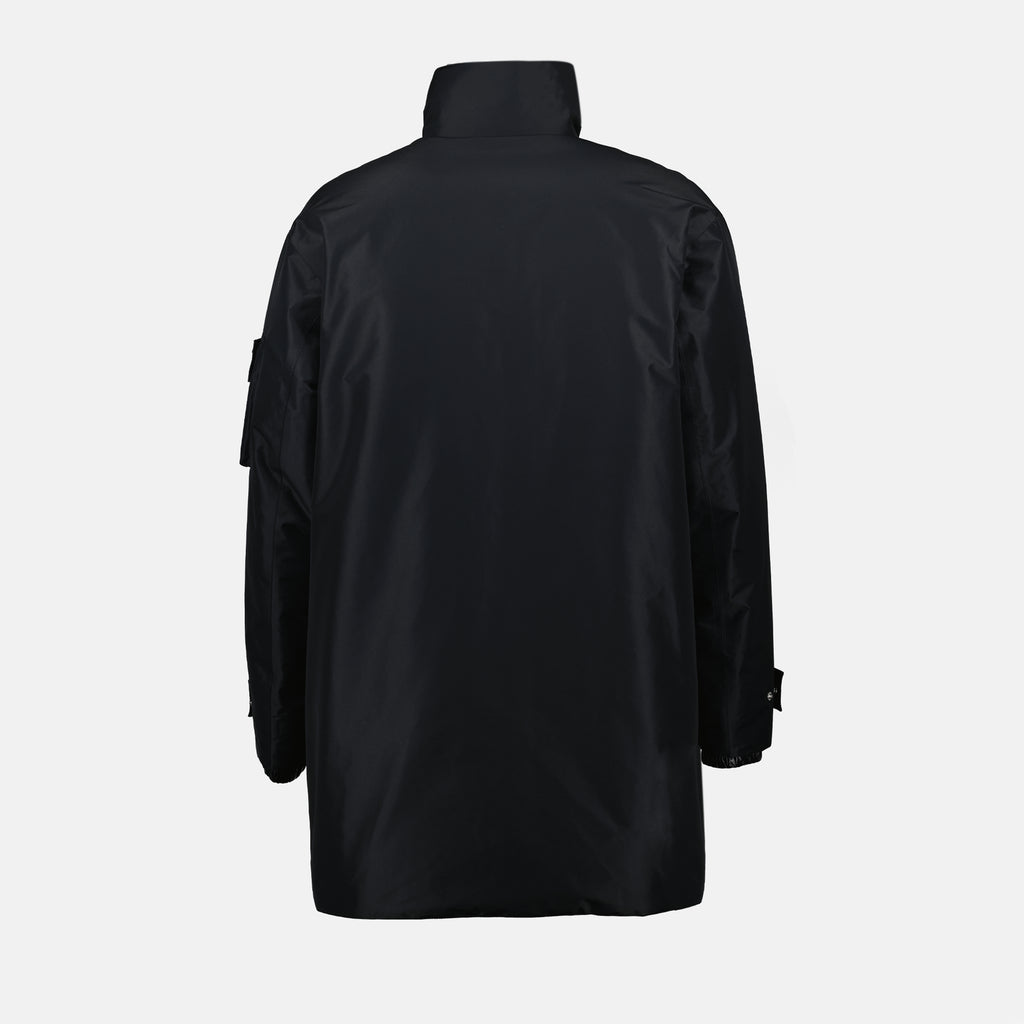 Vestes Parka en Re-Nylon Prada Noir Homme