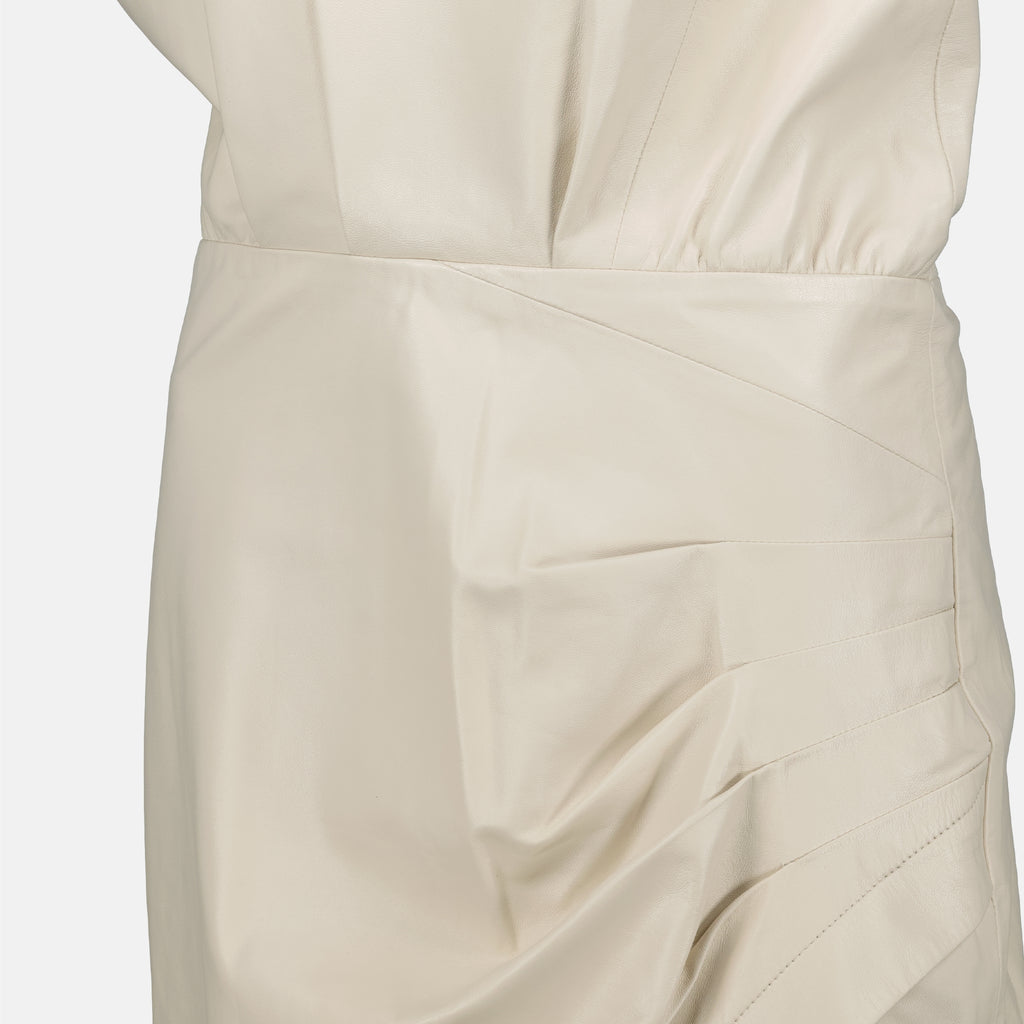 Vestidos Vestido de Pele Pernille Iro Bege Femme