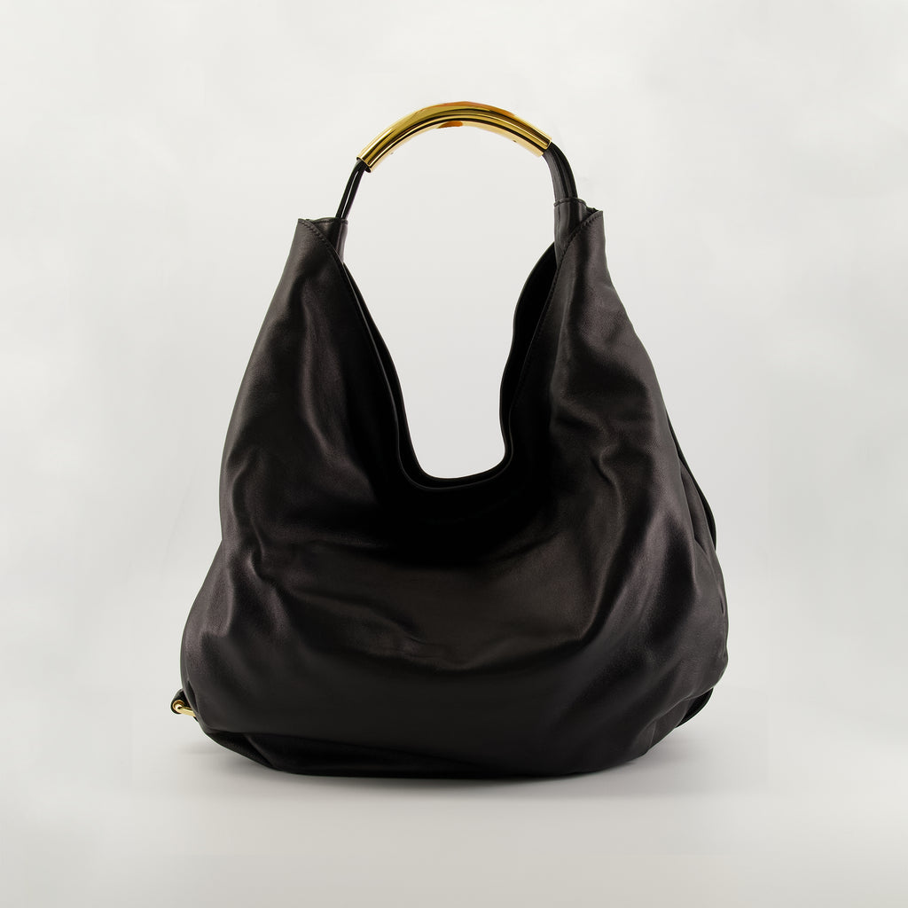 ハンドバッグ・ショルダーバッグ サック ハンドル ミー ミディアム Moschino 黒 女性