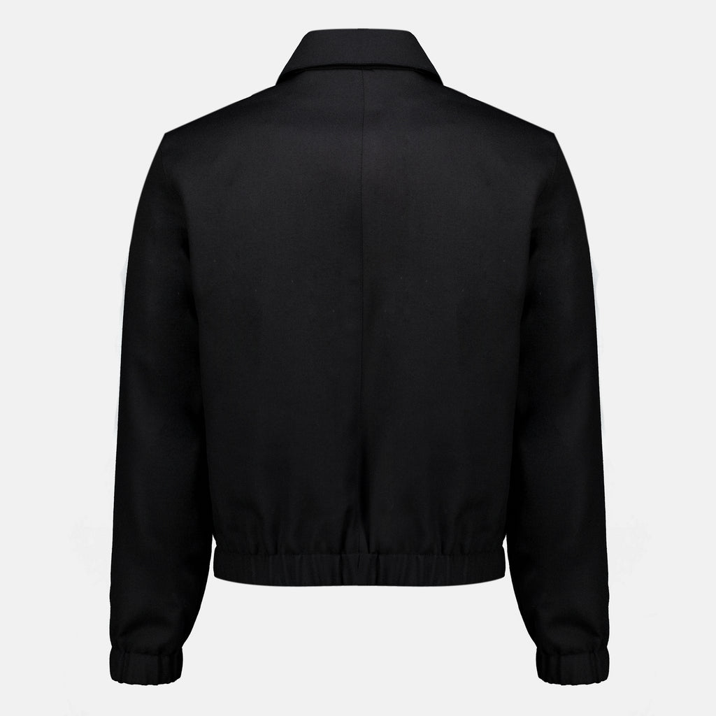 Vestes Blouson noir en laine Ami PARIS Noir Homme