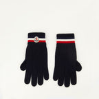 Immagine dei guanti in lana Moncler per uomo - Stagione Autunno-Inverno 2025 - Vista frontale