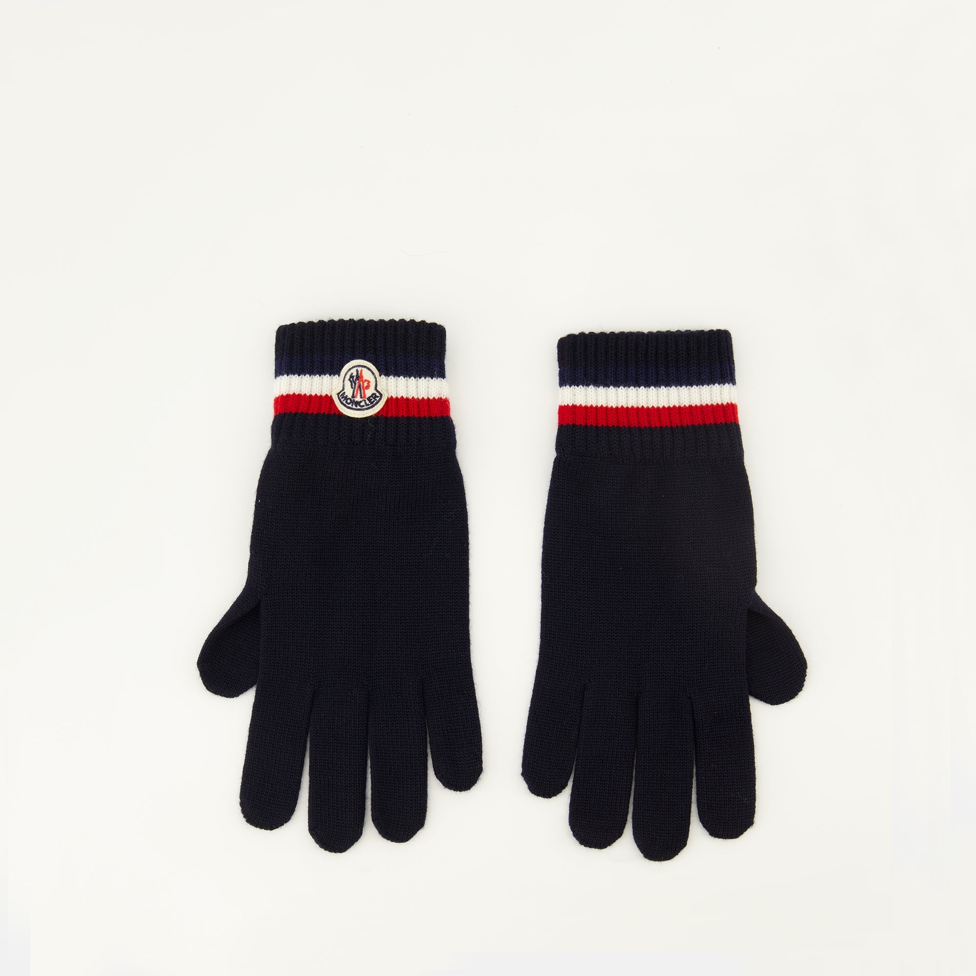 Image de l'article Gants en laine de la marque Moncler pour Homme - Saison Automne-Hiver 2025 - Vue de Face