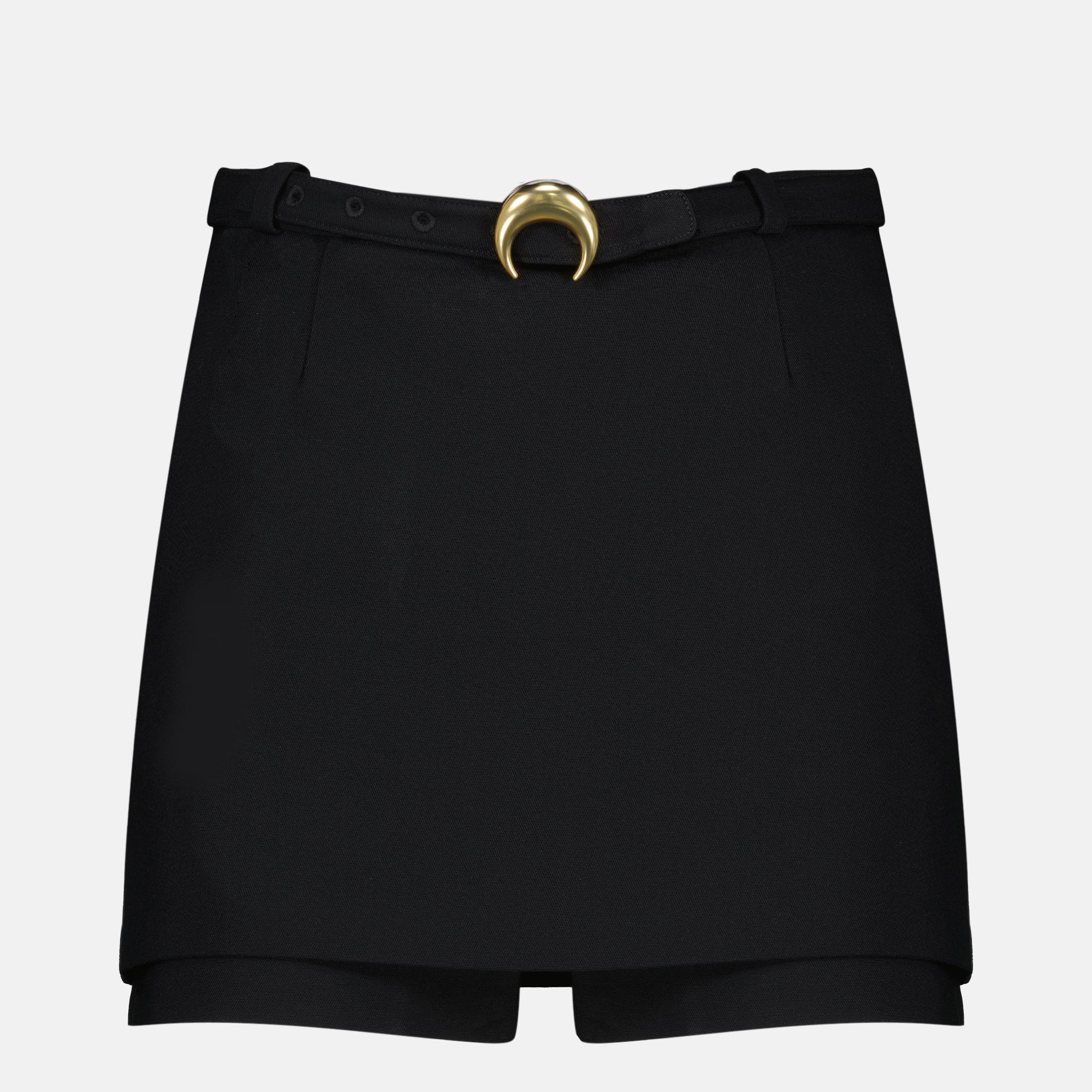 Shorts Gonna Mini Nera-Corta Marine Serre Noir Femme